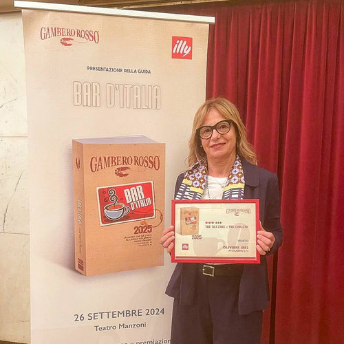 OLIVIERI 1882 AWARDED 3 TAZZINE E 3 CHICCHI 2025 BY GAMBERO ROSSO