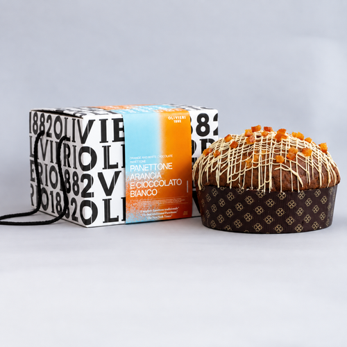 Orange and White Chocolate Panettone