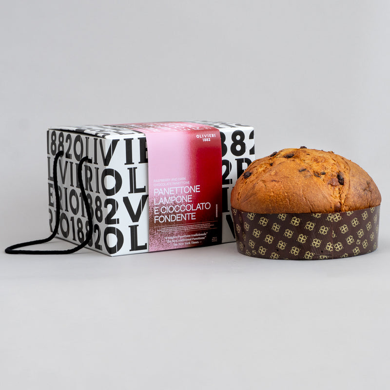 Raspberry and Dark Chocolate Panettone