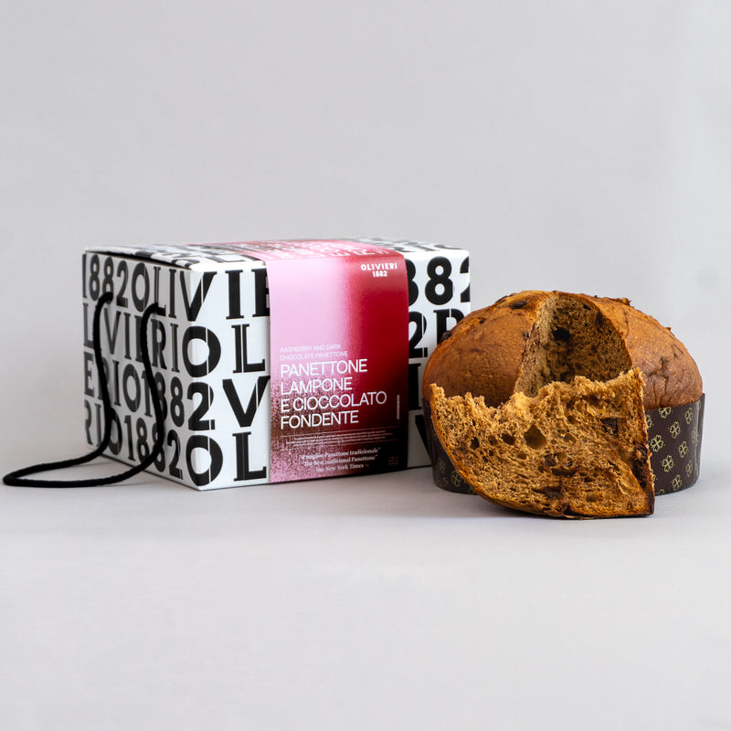 Raspberry and Dark Chocolate Panettone