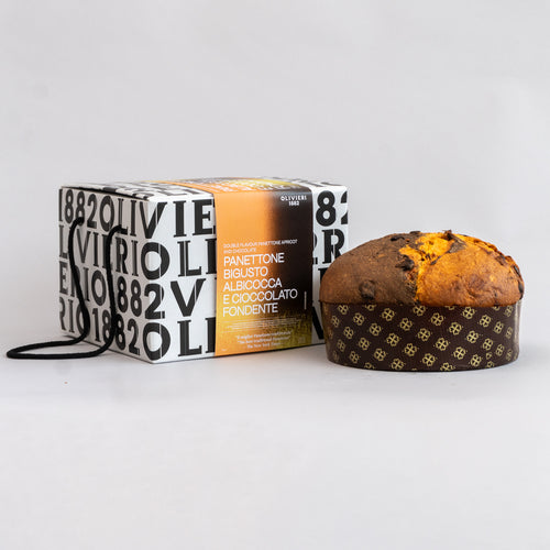 Double Flavor Panettone Apricot and Chocolate