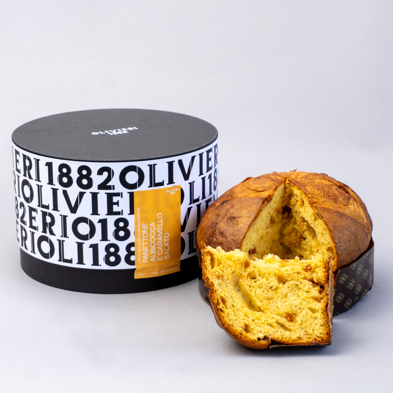 Apricot and Salted Caramel Panettone Hatbox