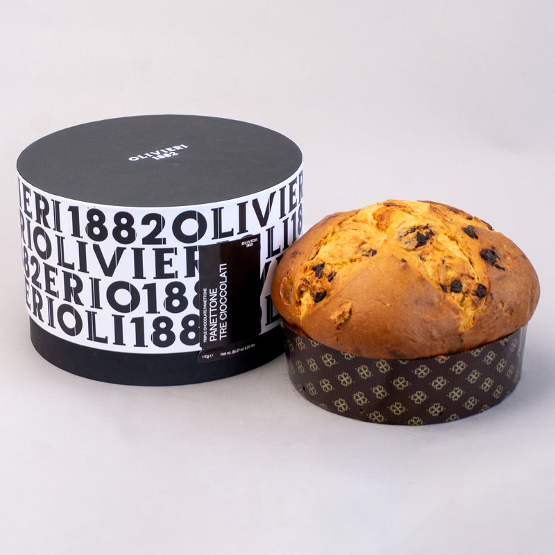 Triple Chocolate Panettone Hatbox