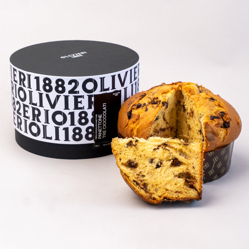 Triple Chocolate Panettone Hatbox