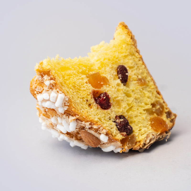 Egg-Shaped Colomba with lemon and strawberries