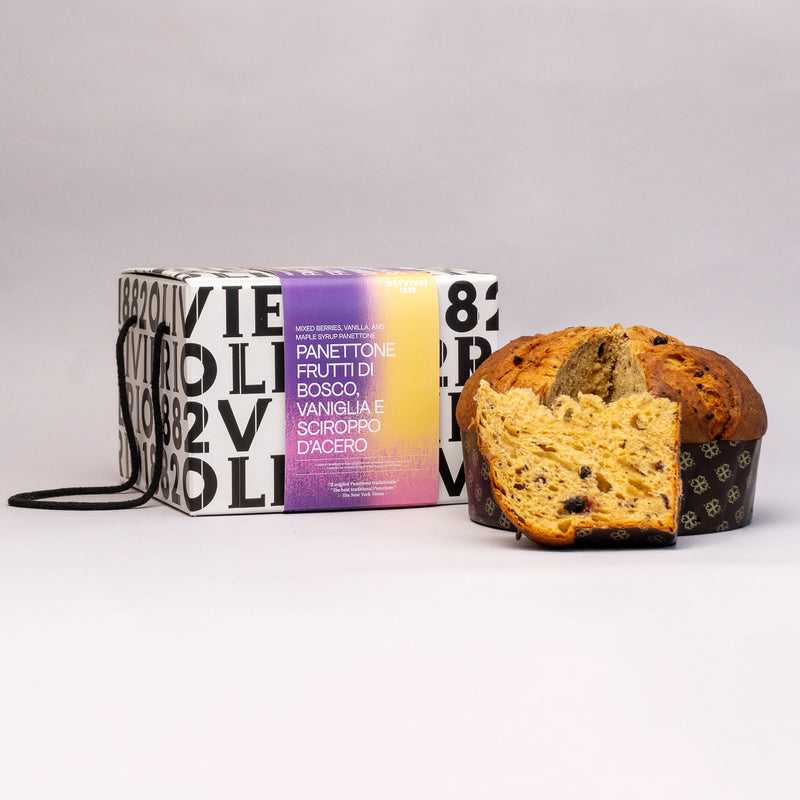 Mixed Berries,Vanilla, and maple syrup panettone