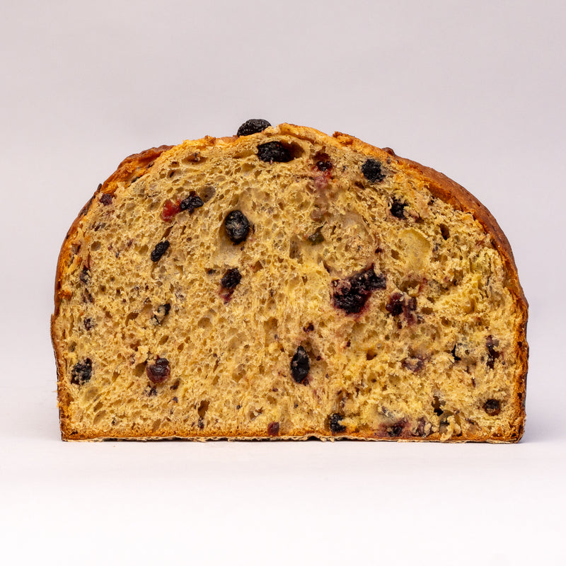 Mixed Berries,Vanilla, and maple syrup panettone