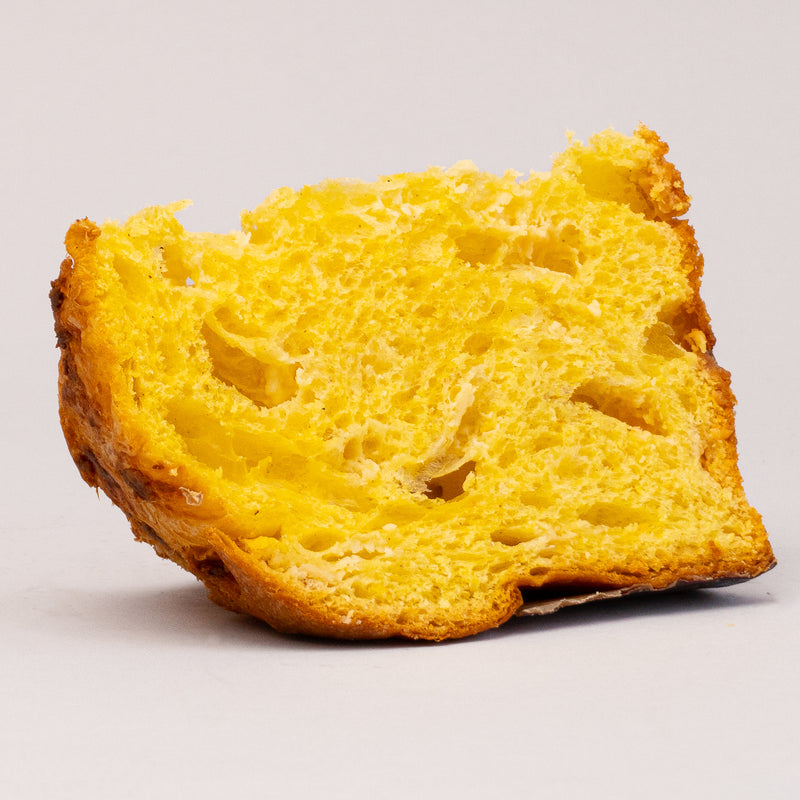 Pistachio panettone with sea salt flakes