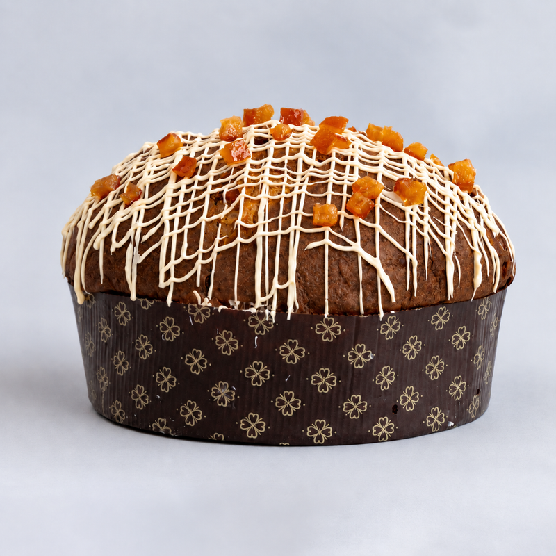 Orange and White Chocolate Panettone