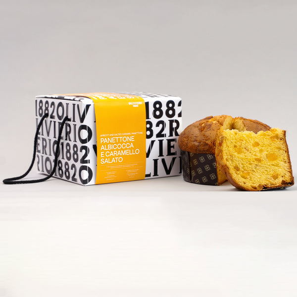 Apricot and Salted Caramel Panettone