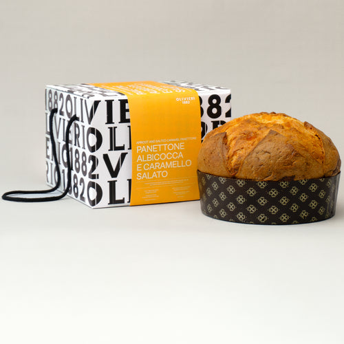 Apricot and Salted Caramel Panettone