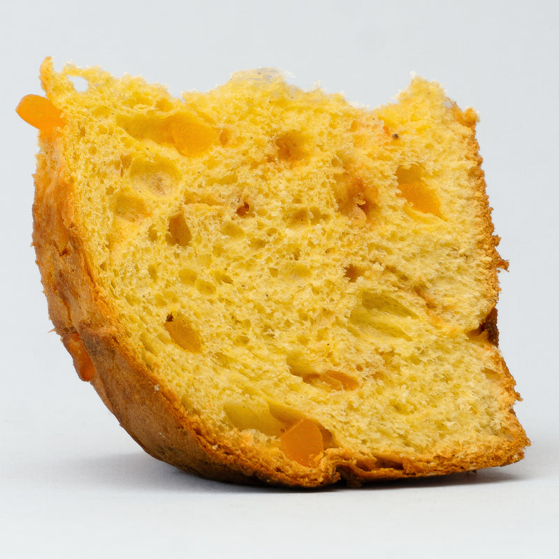 Apricot and Salted Caramel Panettone with tin