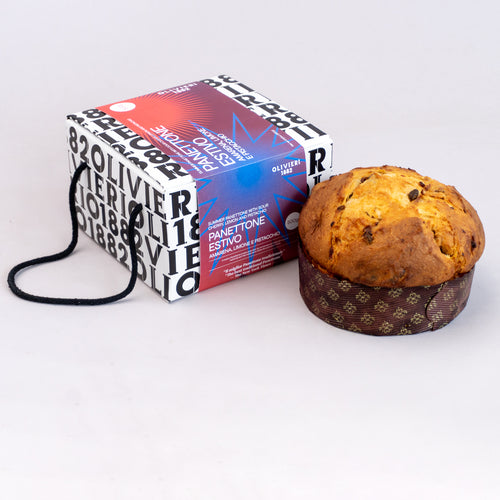 Summer Panettone Black Cherry, Lemon and Pistachio