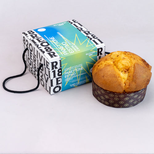 Summer Panettone Lemon, White Chocolate and Basil