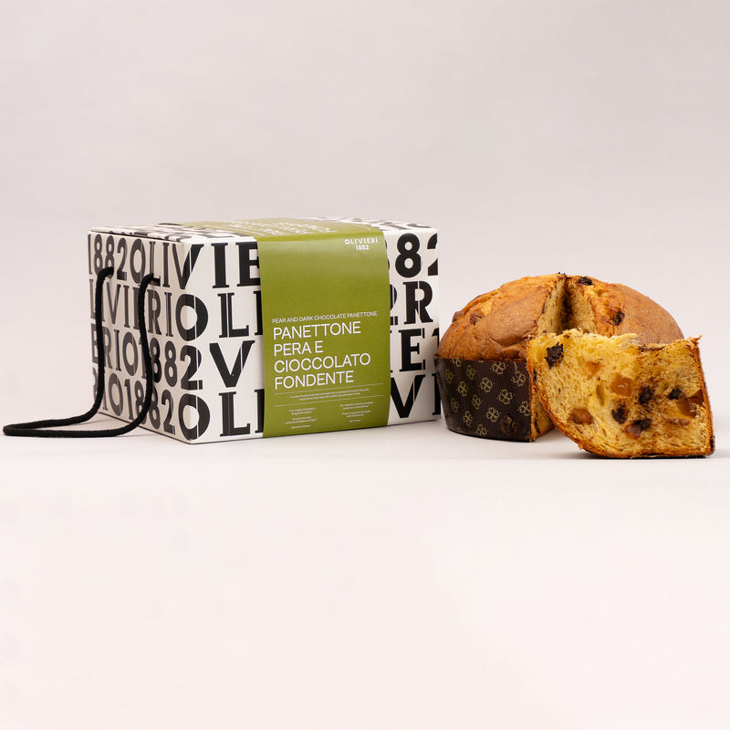 Pear and Chocolate Panettone
