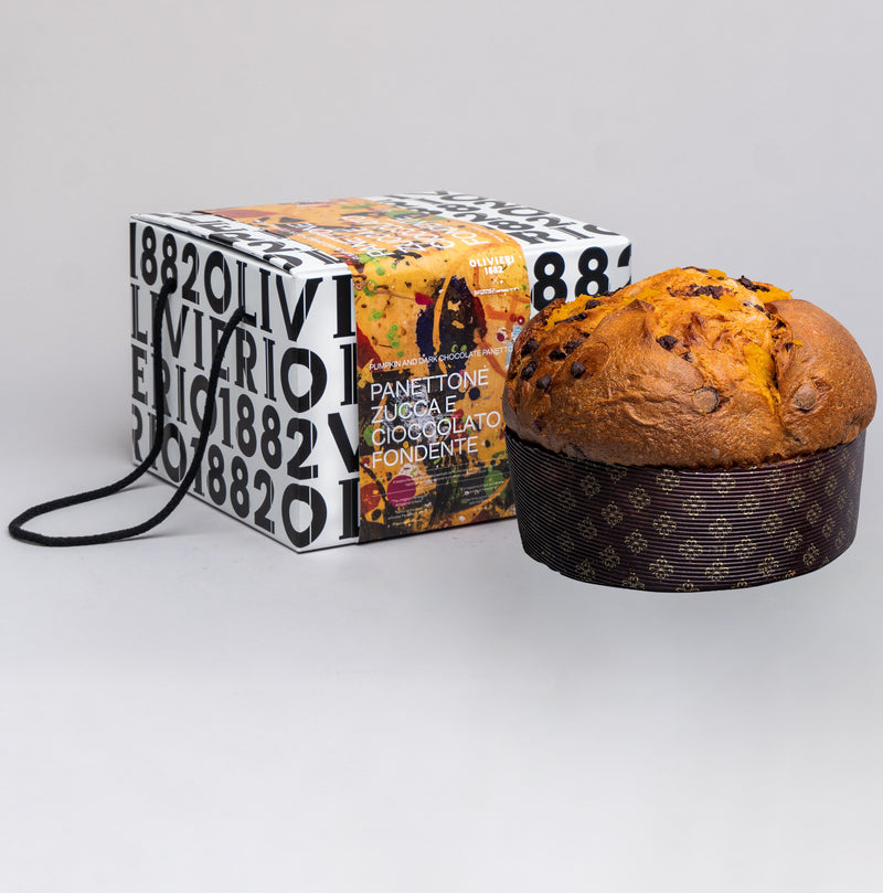 Pumpkin and Dark Chocolate Panettone - Olivieri 1882 x Dario Pegoretti