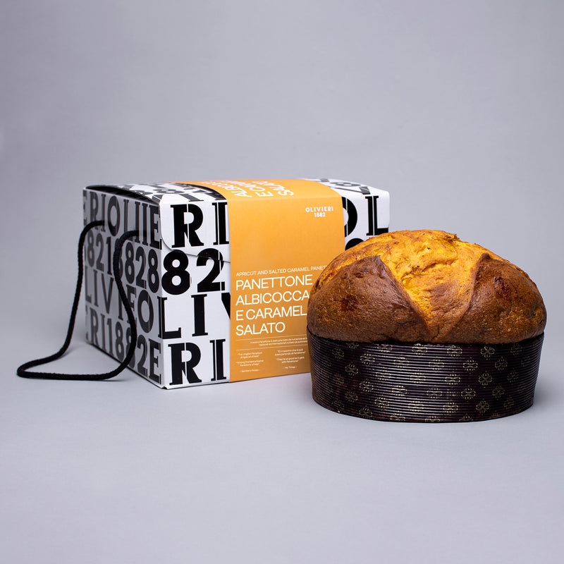 Apricot and Salted Caramel Panettone